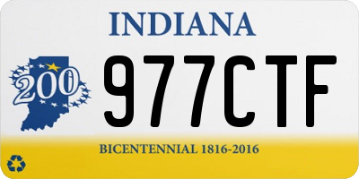 IN license plate 977CTF