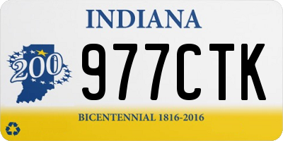 IN license plate 977CTK