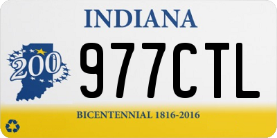 IN license plate 977CTL