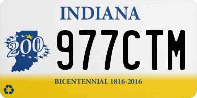 IN license plate 977CTM