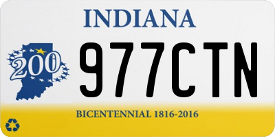 IN license plate 977CTN