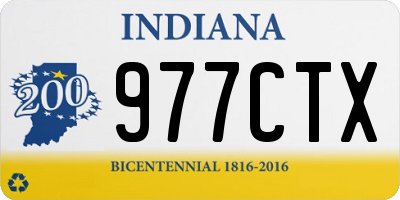 IN license plate 977CTX