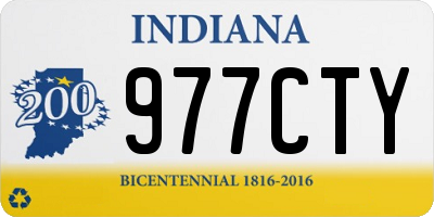 IN license plate 977CTY