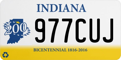 IN license plate 977CUJ