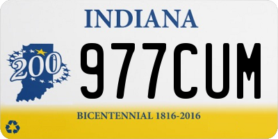 IN license plate 977CUM