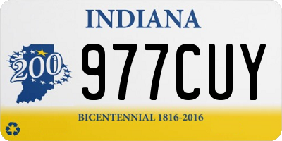 IN license plate 977CUY