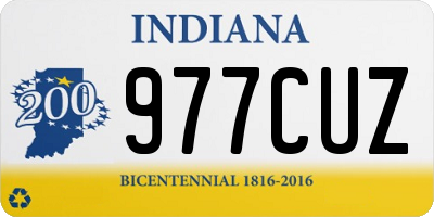 IN license plate 977CUZ