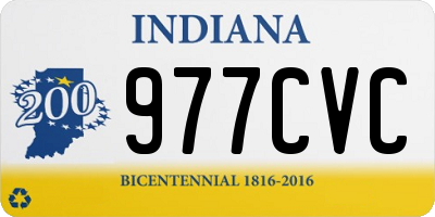 IN license plate 977CVC