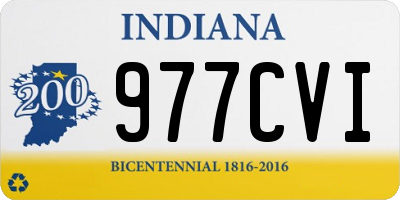 IN license plate 977CVI