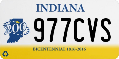 IN license plate 977CVS