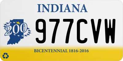 IN license plate 977CVW