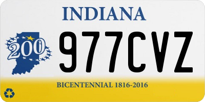 IN license plate 977CVZ