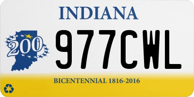 IN license plate 977CWL