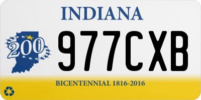IN license plate 977CXB