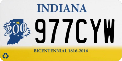 IN license plate 977CYW