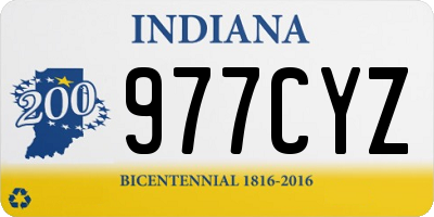 IN license plate 977CYZ