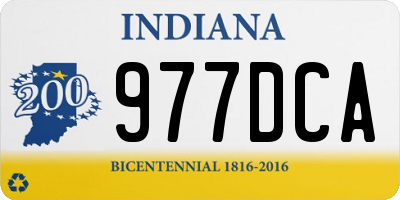 IN license plate 977DCA