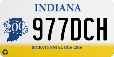 IN license plate 977DCH