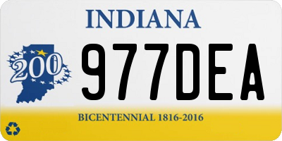 IN license plate 977DEA