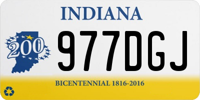IN license plate 977DGJ