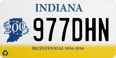 IN license plate 977DHN
