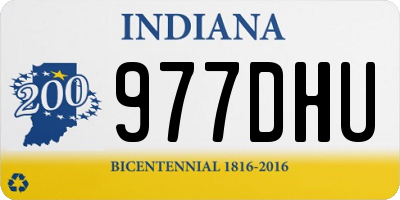 IN license plate 977DHU