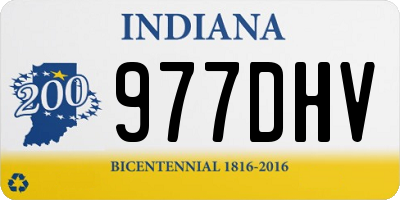 IN license plate 977DHV