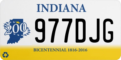 IN license plate 977DJG