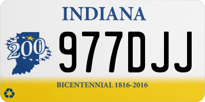 IN license plate 977DJJ