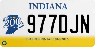 IN license plate 977DJN