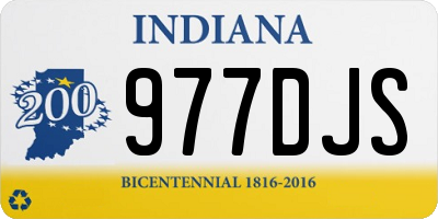 IN license plate 977DJS