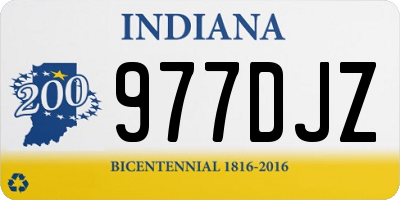 IN license plate 977DJZ