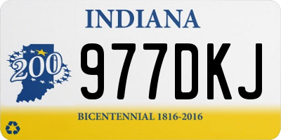 IN license plate 977DKJ