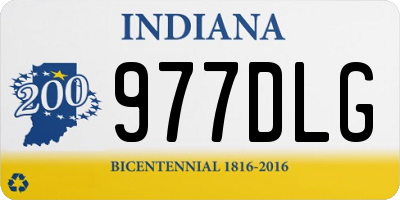 IN license plate 977DLG