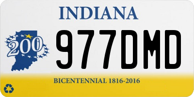 IN license plate 977DMD