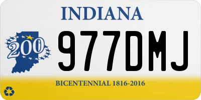 IN license plate 977DMJ
