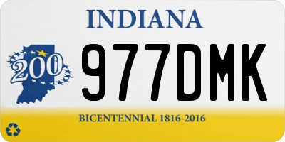 IN license plate 977DMK