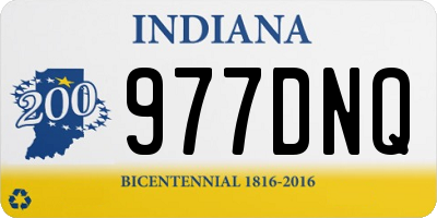 IN license plate 977DNQ