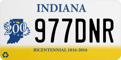 IN license plate 977DNR