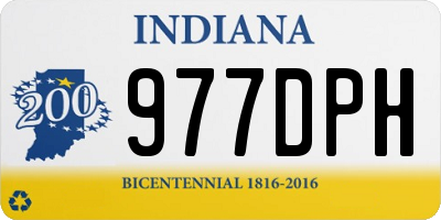 IN license plate 977DPH
