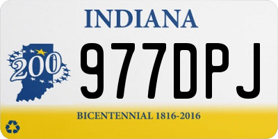IN license plate 977DPJ