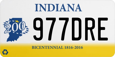 IN license plate 977DRE
