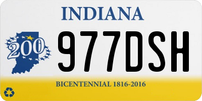 IN license plate 977DSH