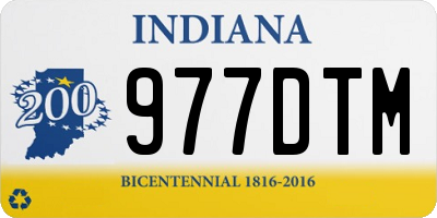 IN license plate 977DTM