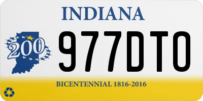 IN license plate 977DTO