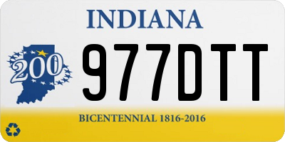 IN license plate 977DTT