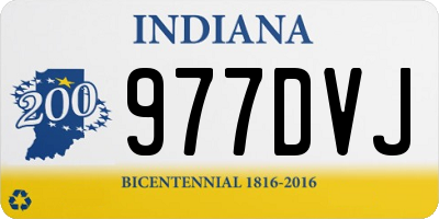 IN license plate 977DVJ