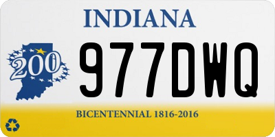 IN license plate 977DWQ