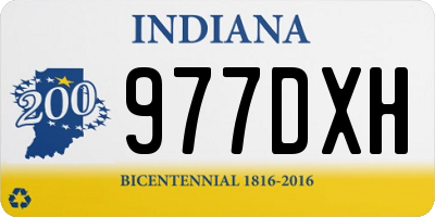 IN license plate 977DXH