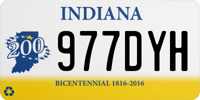 IN license plate 977DYH